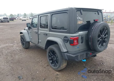 2023 Jeep Wrangler 4Xe Sahara 4X4 from USA, damaged, VIN 1C4JJXP6XPW698886